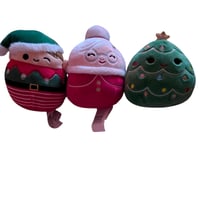 Squishmallow Christmas Plushies, 3 Piece