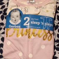 Gallery image 2 for Carter's & Gerber Bundle of 3 Zip Front Sleep N Play Sleepers