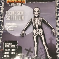 Spookktacular Creations Second Skin Skeleton, 3T