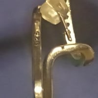 Gallery image 2 for 925 Pierced Earring Cuff w/Cubic Zirconia